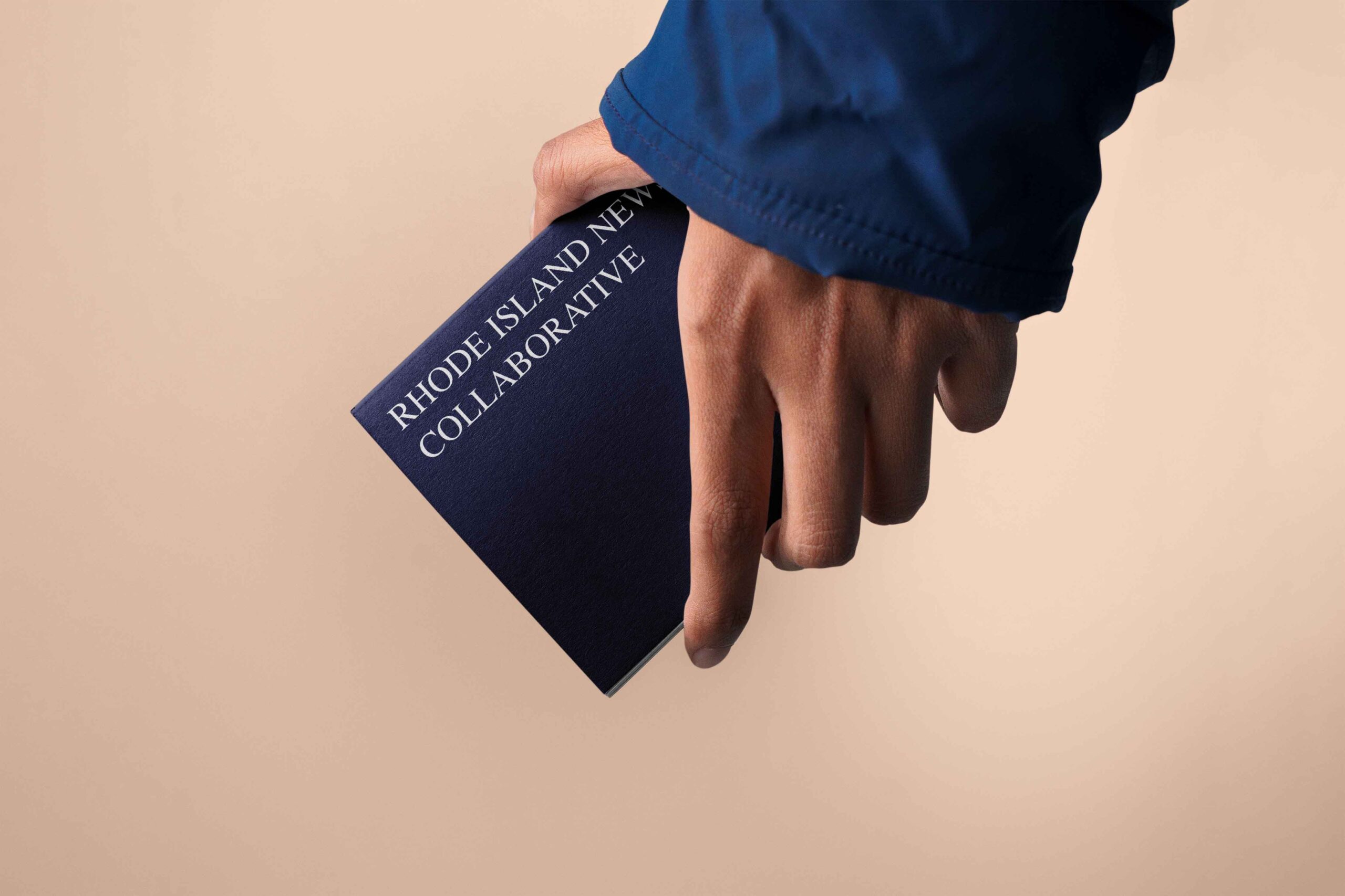Free A5 Notebook in Hand Mockup